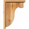Ekena Millwork Del Monte Rough Sawn Corbel w/Backplate, Western Red Cedar, 8"W x 12"D x 16"H COR08X12X16DEL01RWR - alternate 2